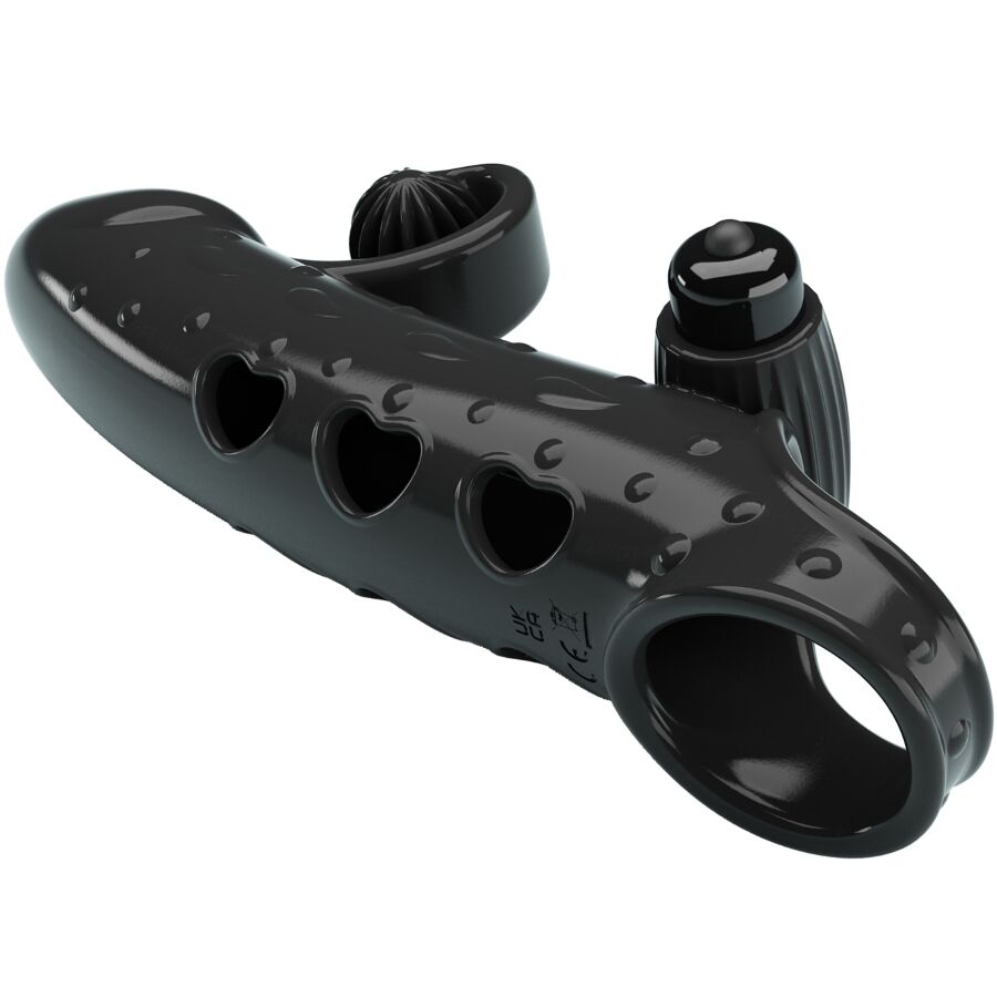 ROMANCE - MANCHONS PÉNIS VIBRANTS NOIRS