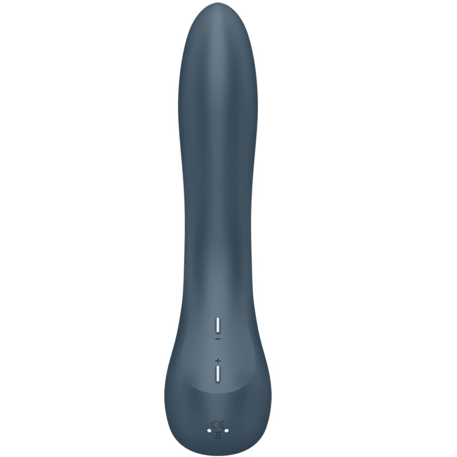 SATISFYER - VIBRATEUR G-SPOT WAVE 4 12 PROGRAMMES DE VIBRATIONS GRIS FONCÉ