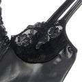 SUBBLIME - 957568 LEDERKLEID MIT REISSVERSCHLUSS SCHWARZ S/M