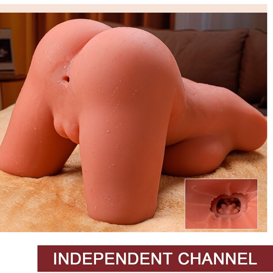 XISE - MIAH LADY BOY WEIBLICHER TORSO MIT DILDO MIT VIBRATION UND STOSSFUNKTION 55 CM