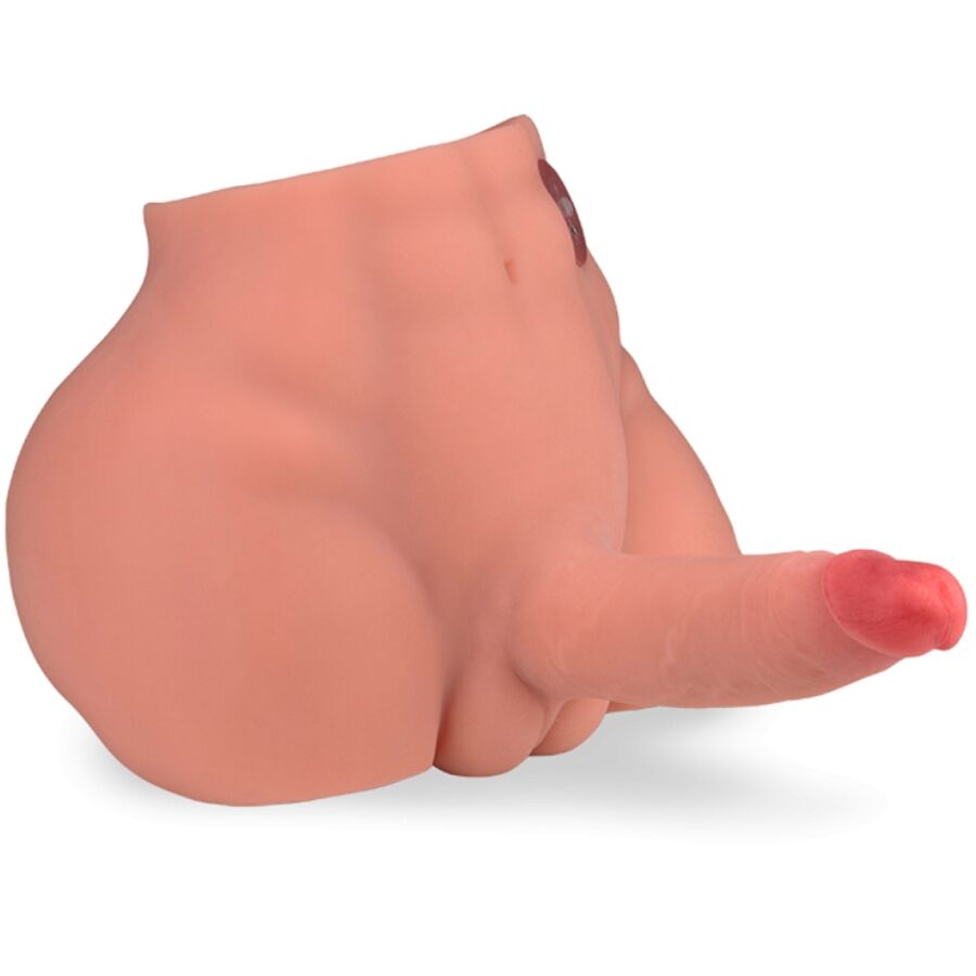 XISE - FREDERICO MASTURBADOR REALISTISCHER DILDO FRONTPOSITION MIT STOSSFUNKTION 15 CM