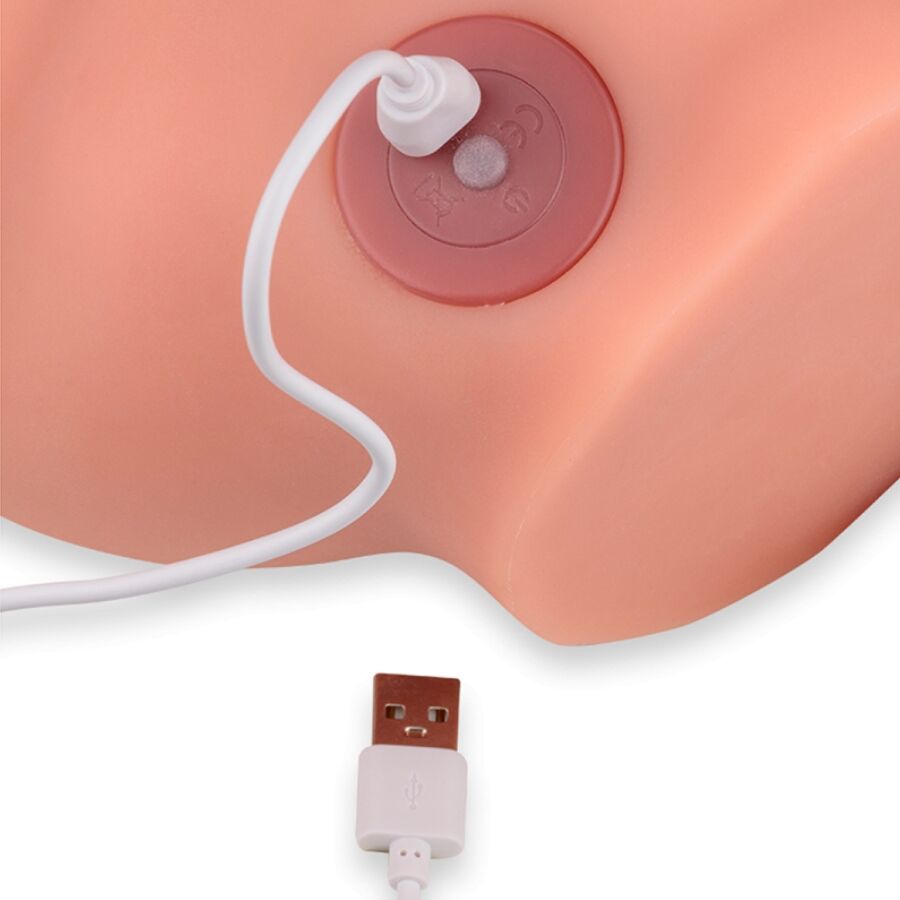 XISE - FREDERICO MASTURBADOR REALISTISCHER DILDO FRONTPOSITION MIT STOSSFUNKTION 15 CM