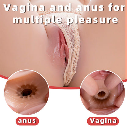 XISE – Realistischer, gepflegter weiblicher Torso mit Stoßfunktion, 71 cm