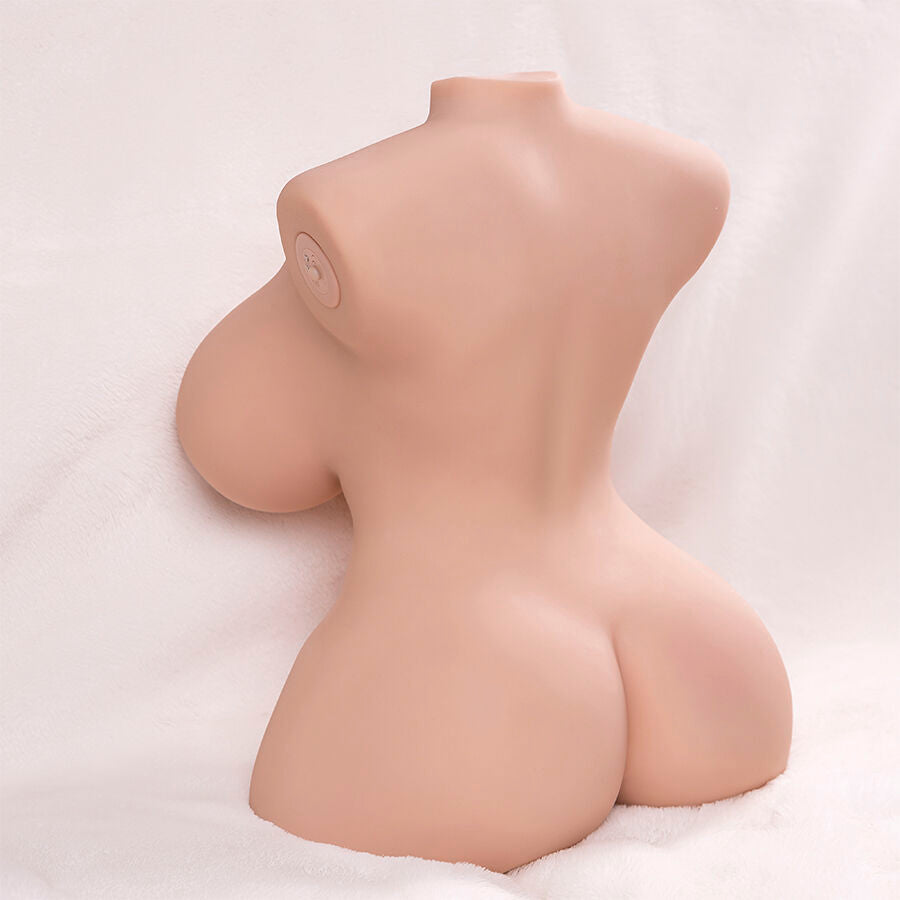 XISE – KLEINER, REALISTISCHER TORSO MIT WEIBLICHER VIBRATION, 40 CM