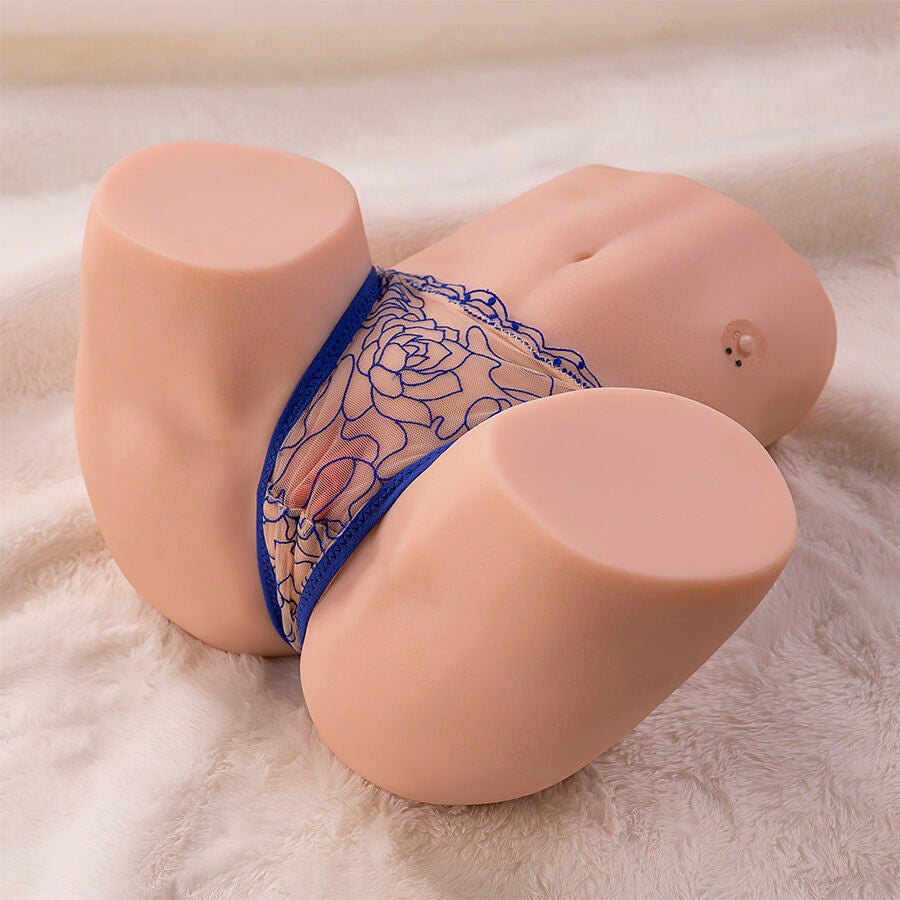 XISE - MAYA Realistischer Masturbator mit Saugfunktion für Vagina und Anus, Vibration und Saugfunktion, 4,5 kg