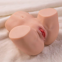 XISE - MAYA Realistischer Masturbator mit Saugfunktion für Vagina und Anus, Vibration und Saugfunktion, 4,5 kg