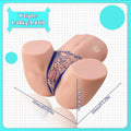 XISE - MAYA Realistischer Masturbator mit Saugfunktion für Vagina und Anus, Vibration und Saugfunktion, 4,5 kg