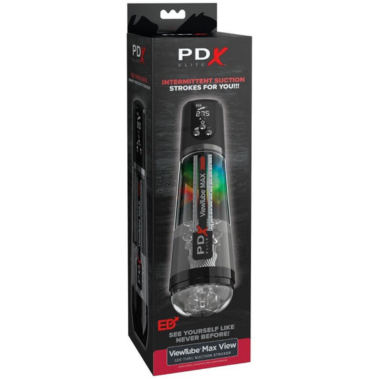 PDX ELITE - VIEWTUBE MAX VIEW AUTOMATISCHER MASTURNADOR MIT TRANSPARENTER ABSAUGUNG