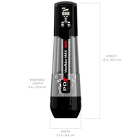 PDX ELITE - VIEWTUBE MAX VIEW AUTOMATISCHER MASTURNADOR MIT TRANSPARENTER ABSAUGUNG