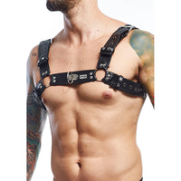 MOB - DNGEON SCHWARZER HARNESS-GÜRTEL, EINHEITSGRÖSSE
