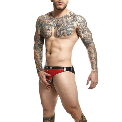 MOB - DNGEON JOCKSTRAP ROTER COCKRING, EINE GRÖSSE