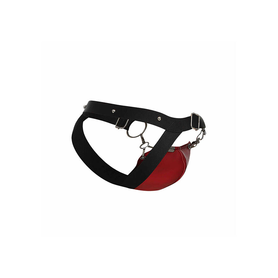 MOB - DNGEON SNAP JOCKSTRAP ROT EINE GRÖSSE