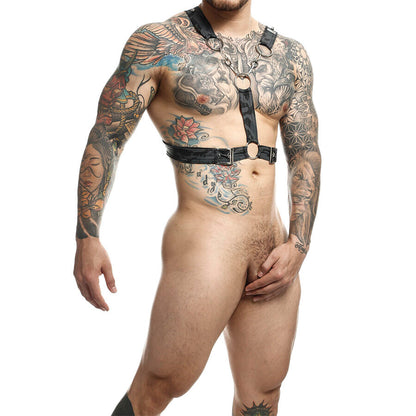 MOB - DNGEON SILBERNES HARNESS MIT KETTEN EINE GRÖSSE