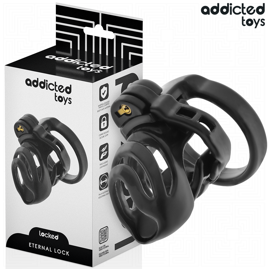 ADDICTED TOYS LOCKED - ETERNAL LOCK PENISKÄFIG 9 CM