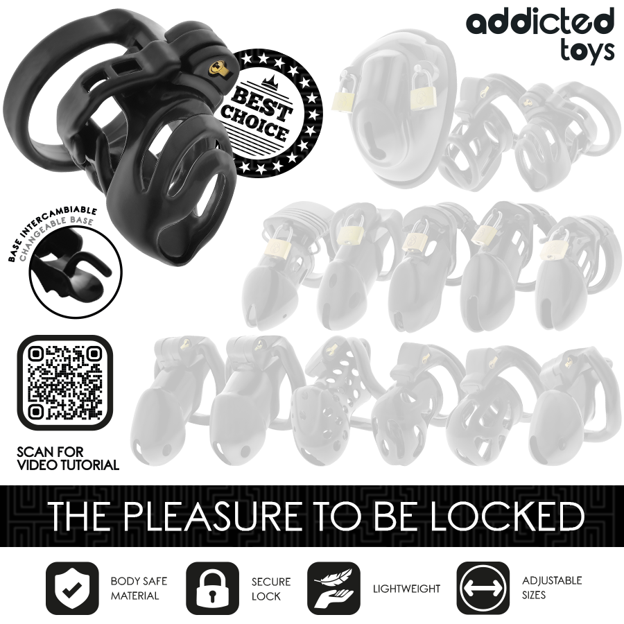 ADDICTED TOYS LOCKED - ETERNAL LOCK PENISKÄFIG 9 CM