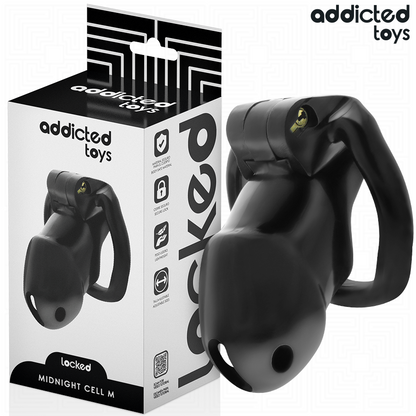 ADDICTED TOYS LOCKED - MINDNIGHT CELL PENIS CAGE GRÖSSE M