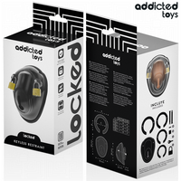 ADDICTED TOYS LOCKED - SCHLÜSSELLOSER PENISKÄFIG 11,5 CM
