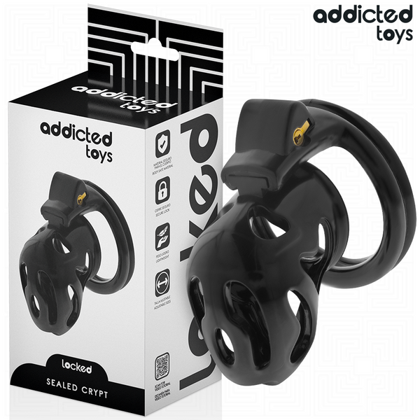 ADDICTED TOYS LOCKED - VERSIEGELTER PENISKÄFIG 8 CM
