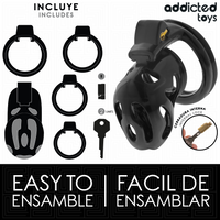 ADDICTED TOYS LOCKED - VERSIEGELTER PENISKÄFIG 8 CM