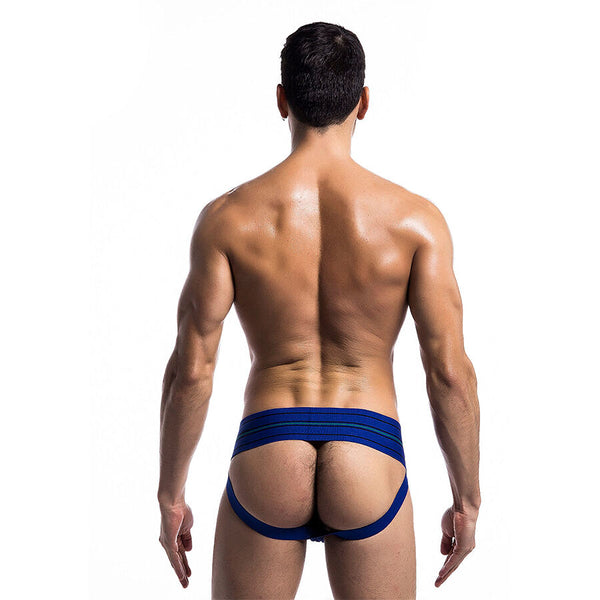 MOB - KLASSISCHER BLAUER TANGA GRÖSSE L