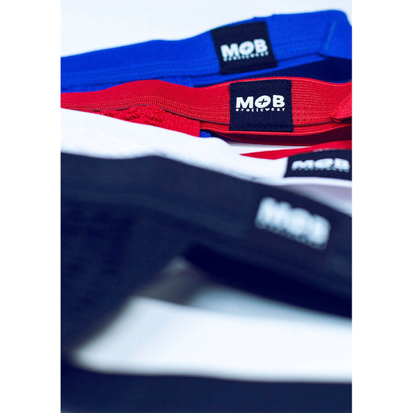 MOB - FETISH JOCKSTRAP BLAUER BADEANZUG GRÖSSE L
