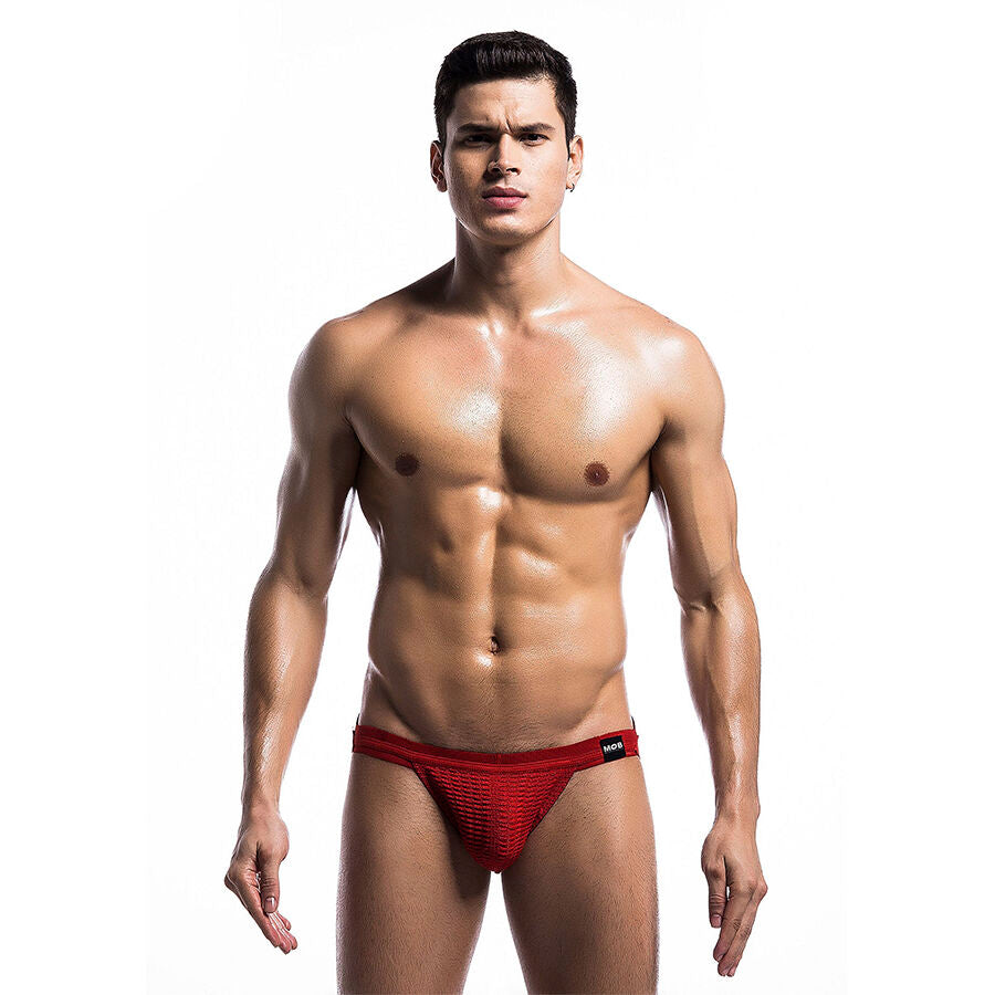 MOB - FETISH JOCKSTRAP BADEANZUG ROT GRÖSSE L