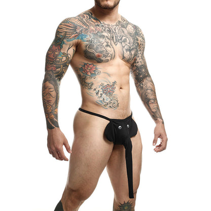 MOB - SCHWARZER ELEFANTEN-TANGA, EINHEITSGRÖSSE