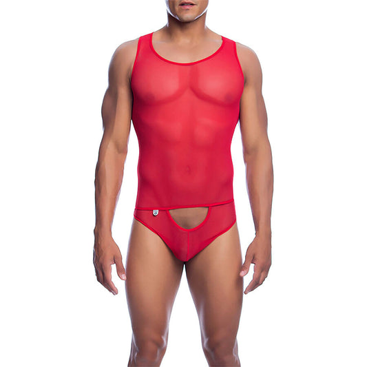 MOB - ROTER TRANSPARENTER BODYSHEE GRÖSSE L/XL