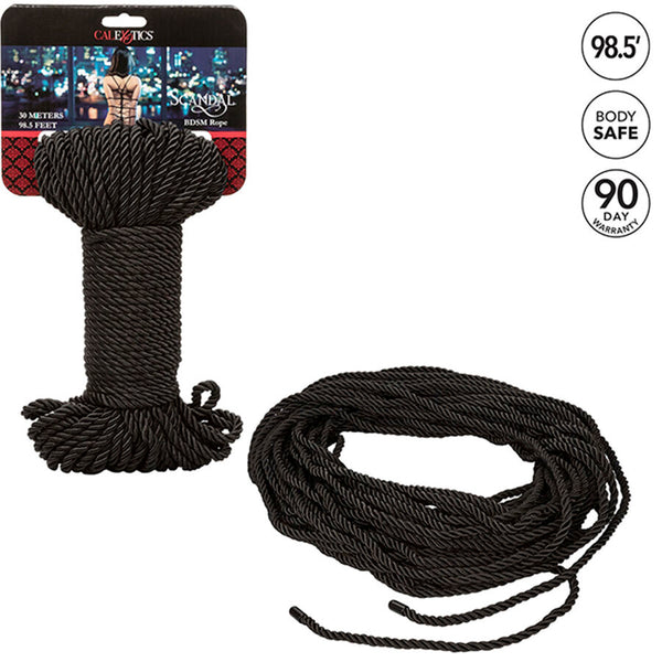 CALEXOTICS - SCANDAL SCHWARZES BDSM-SEIL 30 M