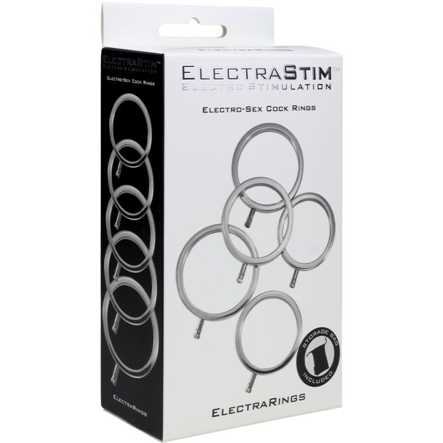 ELECTRASTIM - ELECTRARINGS METALL-PENISRINGE 5ER-PACK