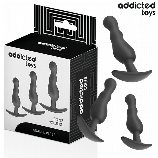 ADDICTED TOYS - 3ER-SET ANALPLUG MODELL 1