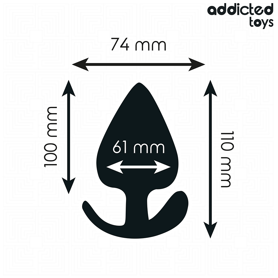 ADDICTED TOYS - ANALSTECKER GRÖSSE XXL 11 CM