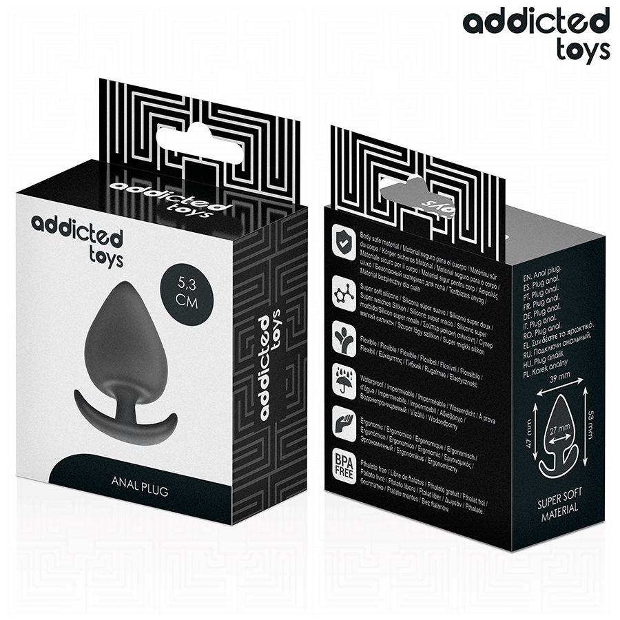ADDICTED TOYS - ANALSTECKER GRÖSSE S 5,3 CM