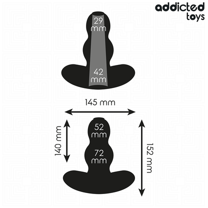 ADDICTED TOYS - HOHL ANAL PLUG GRÖSSE XXL 15,2 CM