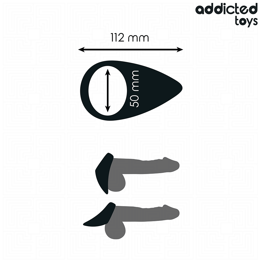 ADDICTED TOYS - TRÄNENFÖRMIGER PENISRING