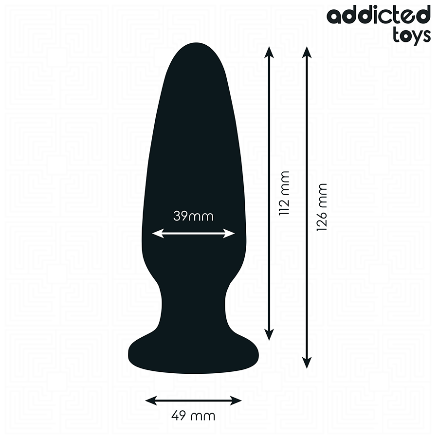 ADDICTED TOYS - ANAL PLUG MIT JUWEL GRÖSSE L 12,6 CM