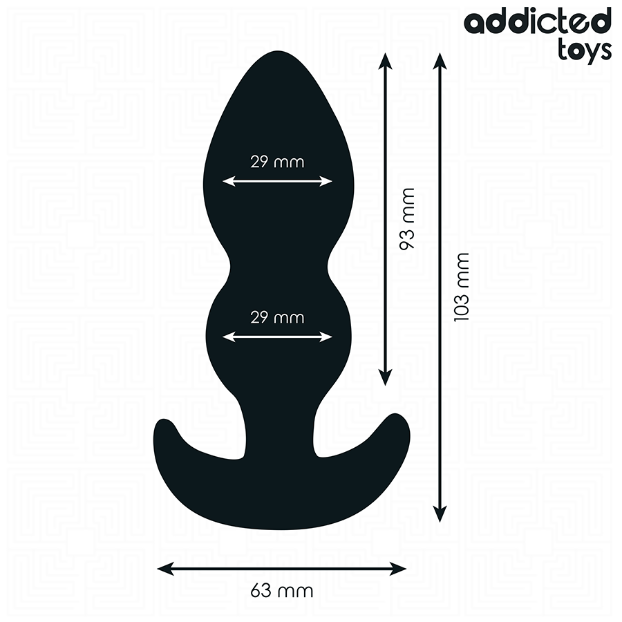 ADDICTED TOYS - ANALSTECKER GRÖSSE S 10,3 CM