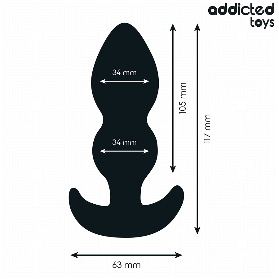ADDICTED TOYS - ANALSTECKER GRÖSSE L 11,7 CM