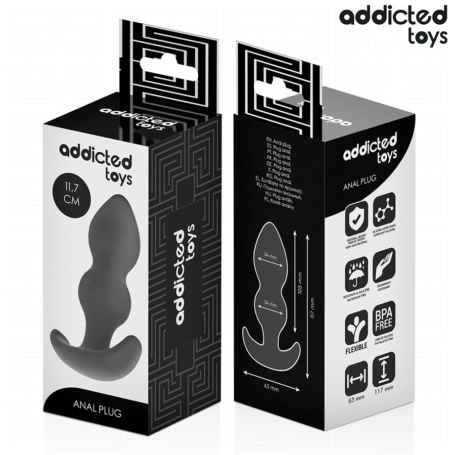 ADDICTED TOYS - ANALSTECKER GRÖSSE L 11,7 CM