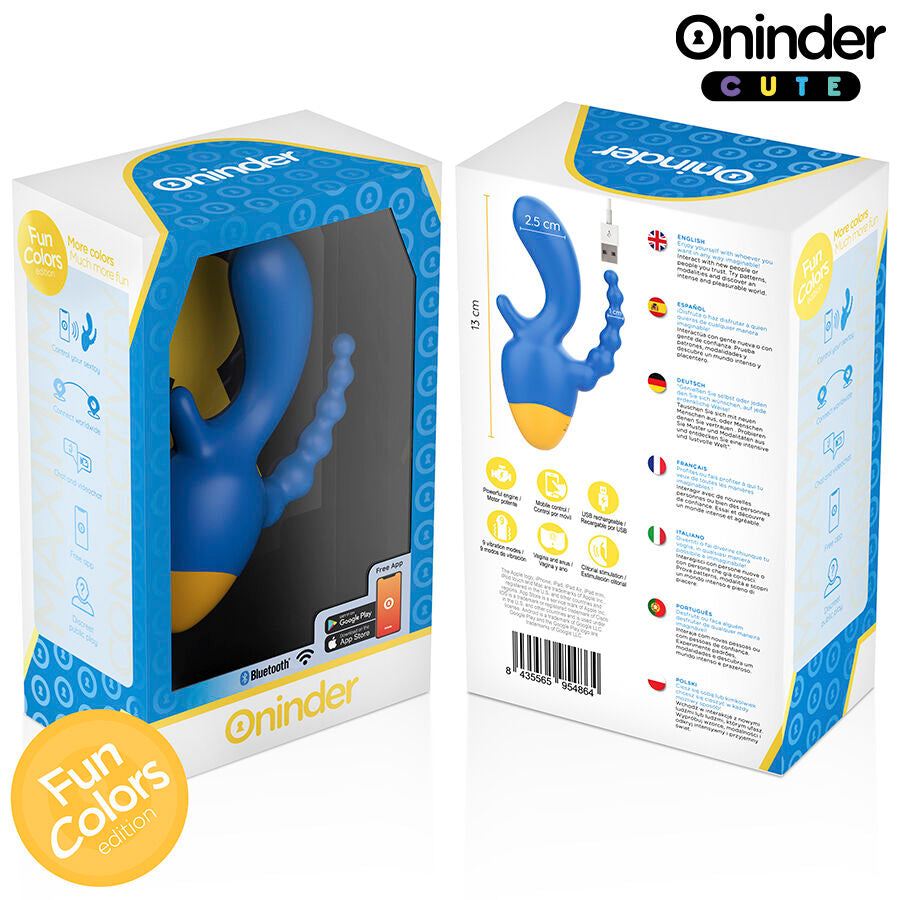 ONINDER CUTE - LOVE 3 SOME DREIFACHVIBRATOR - KOSTENLOSE WELTWEITE APP