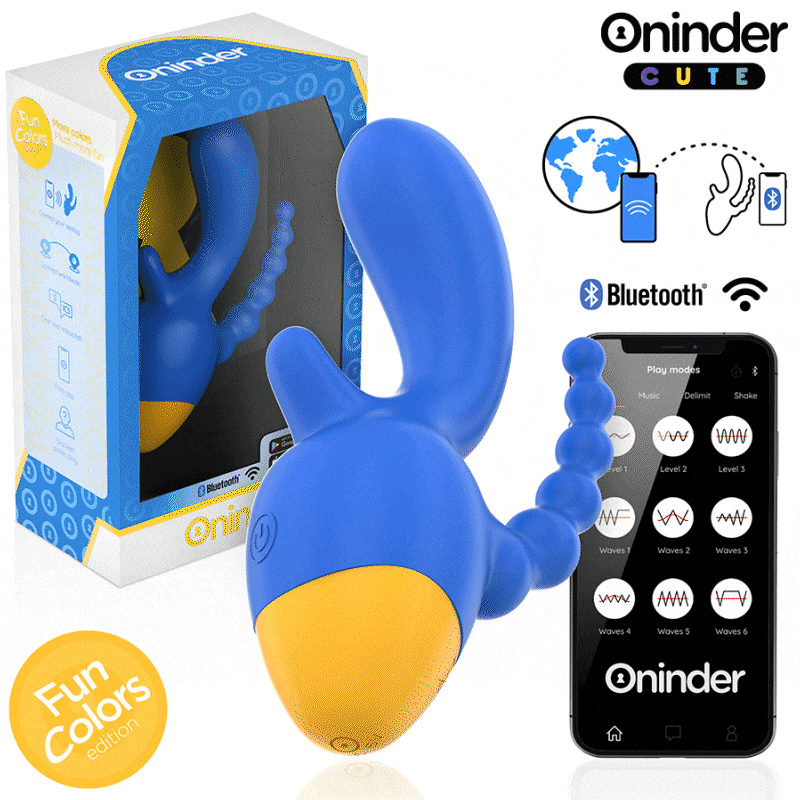 ONINDER CUTE - LOVE 3 SOME DREIFACHVIBRATOR - KOSTENLOSE WELTWEITE APP