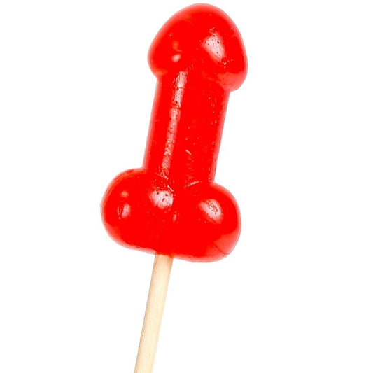 SECRETPLAY - CHERRY CANDY PENIS LOLLIPOP MIT WÜRZIGEM HITZEEFFEKT