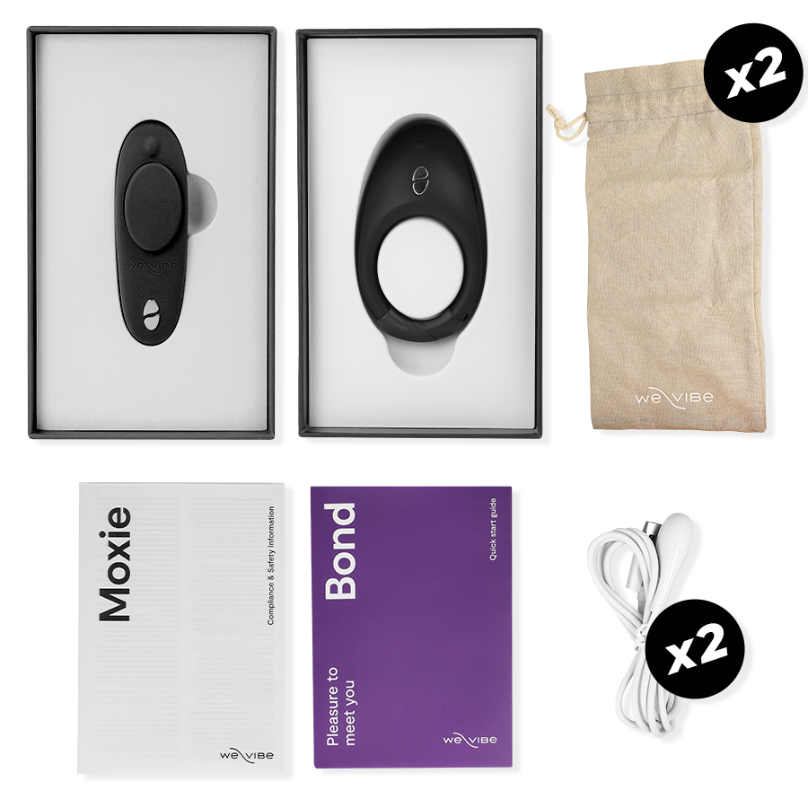WE-VIBE - PRÉSENTEZ-NOUS LE SET BOND + MOXIE