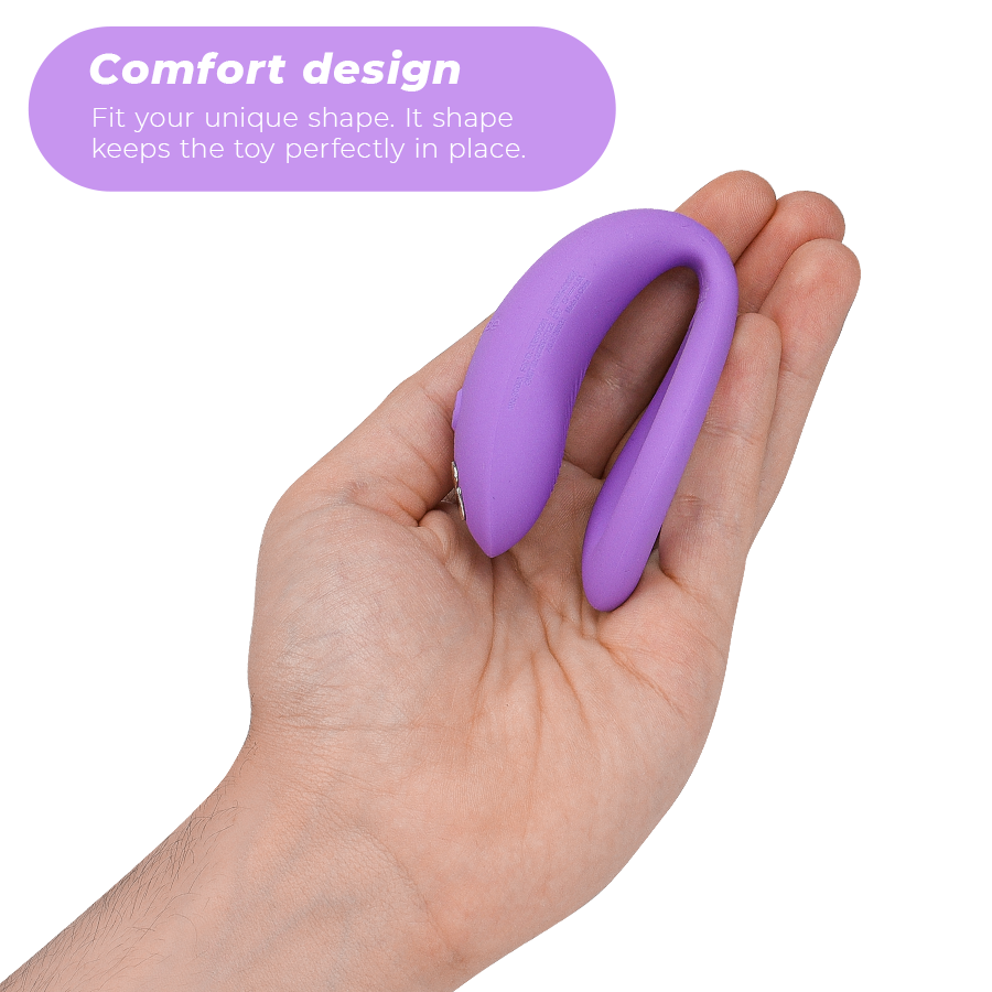 WE-VIBE - SYNC O VIBRATEUR FLEXIBLE AVEC TÉLÉCOMMANDE VIOLET