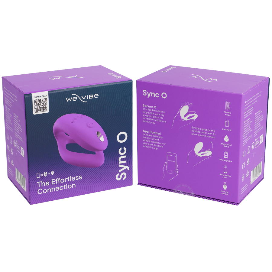 WE-VIBE - SYNC O VIBRATEUR FLEXIBLE AVEC TÉLÉCOMMANDE VIOLET