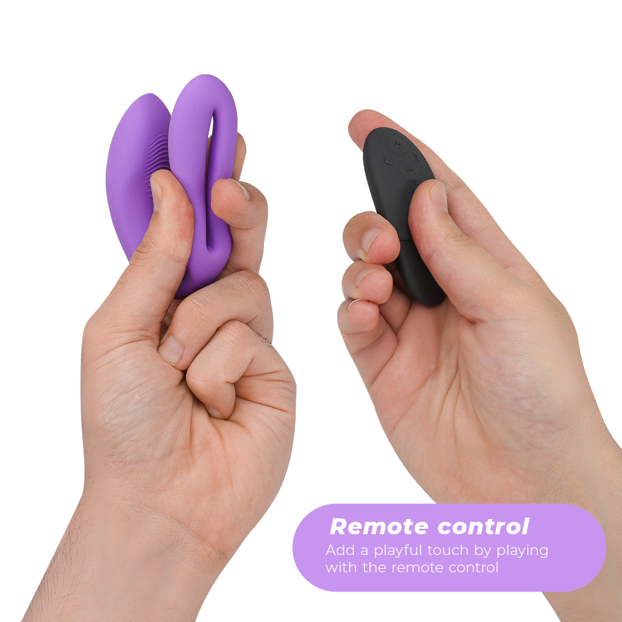 WE-VIBE - SYNC O VIBRATEUR FLEXIBLE AVEC TÉLÉCOMMANDE VIOLET