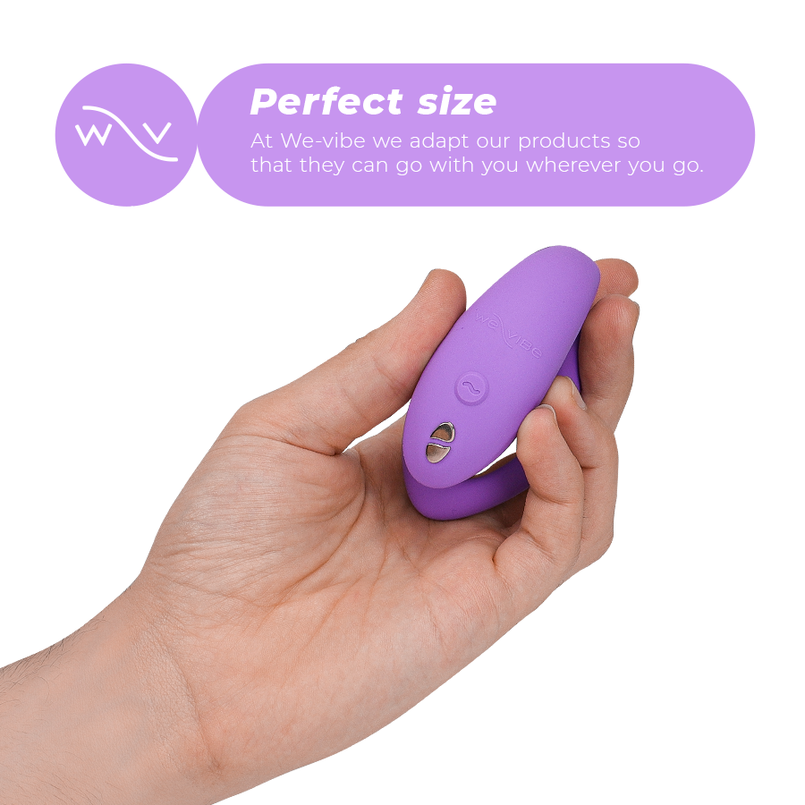 WE-VIBE - SYNC O VIBRATEUR FLEXIBLE AVEC TÉLÉCOMMANDE VIOLET