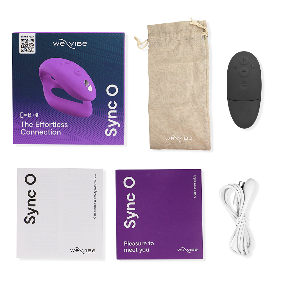 WE-VIBE - SYNC O VIBRATEUR FLEXIBLE AVEC TÉLÉCOMMANDE VIOLET
