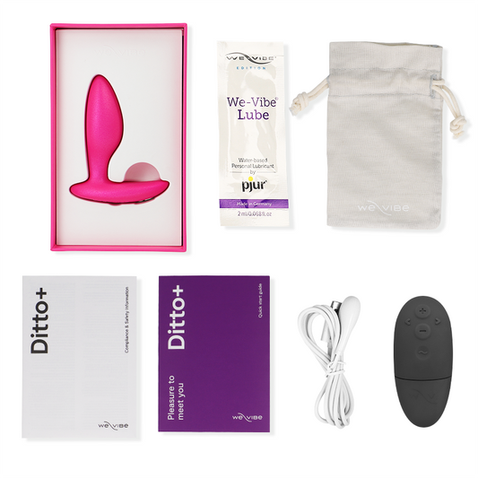 WE-VIBE - DITTO+ VIBRATEUR PLUG ANAL NOIR