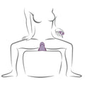 ROCKS-OFF - RUBY GLOW PURPLE SIT-ON VIBRATOR